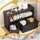 preview thumbnail 40 of 42, Costway Storage Cabinet 3 Drawer Chest w/Wheels Large Storage Cube - See Details