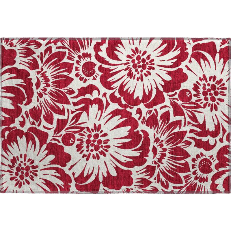 Premium Washable Super Soft Modern Floral Mayfield Rug