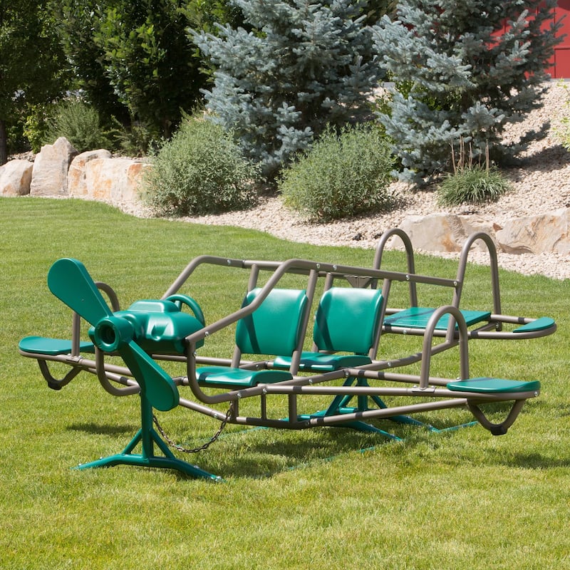 Lifetime Ace Flyer Multi-color Airplane Outdoor Teeter-totter