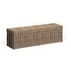 preview thumbnail 1 of 5, SAFAVIEH Caius Grey Natural Rattan Storage Trunk - 63" x 18.1" x 18.7"