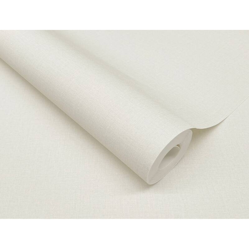 A-Street Prints Naim Ivory Solid Texture Wallpaper