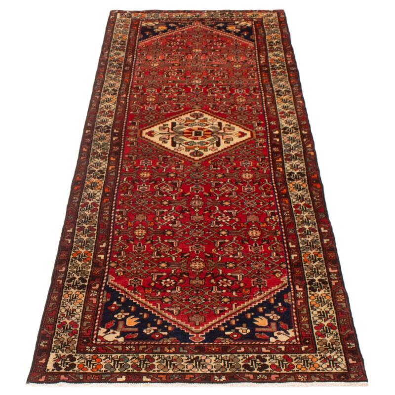 ECARPETGALLERY Hand-knotted Andelz Copper Wool Rug - 3'8 x 10'7