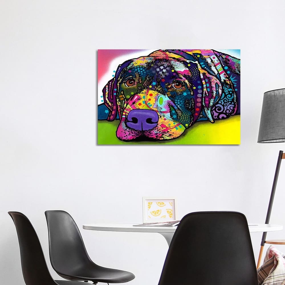 iCanvas "Savvy Labrador" by Dean Russo Canvas Print