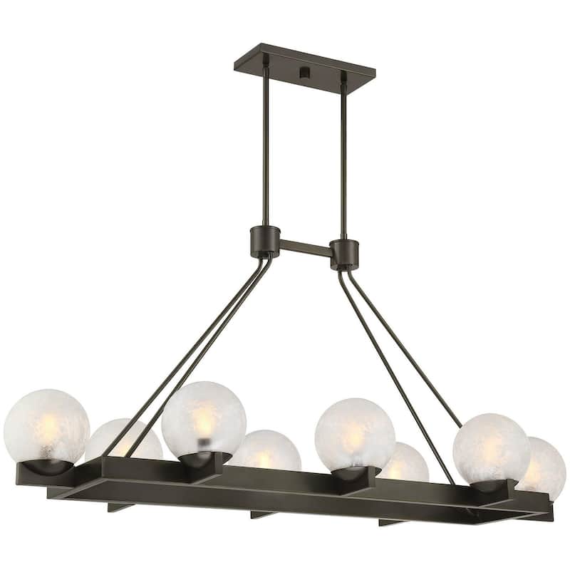 Savoy House 1-1016-8 Darien 8 Light 48" Wide Linear Chandelier - Mediterranean Bronze