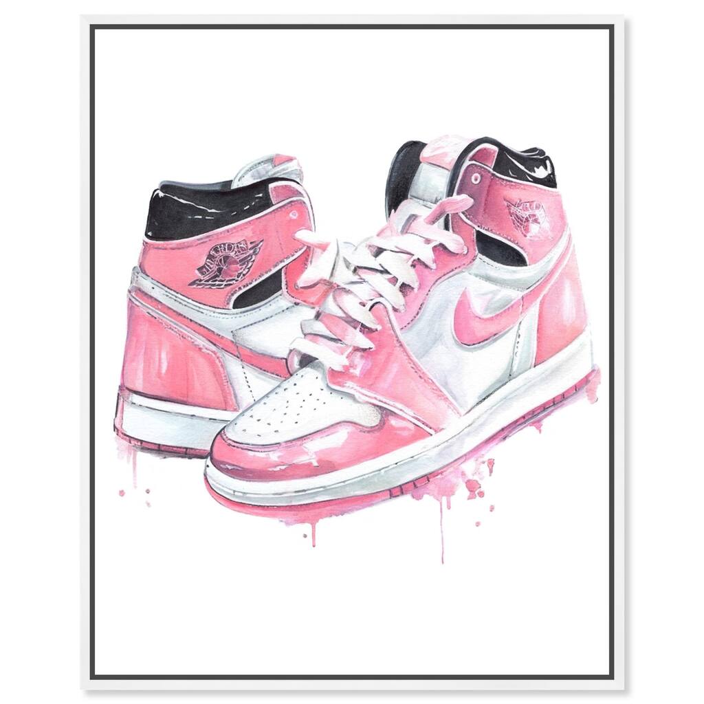 Doll Memories - Walk in Pink Canvas by Art Remedy