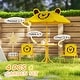 preview thumbnail 4 of 7, Qaba Kids Picnic Table and Chair Set, Outdoor Activity Table with Foldable Chairs, Removable Umbrella, Yellow