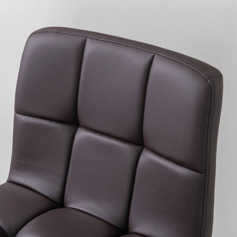 Roxie Faux Leather Adjustable Height Bar Stool