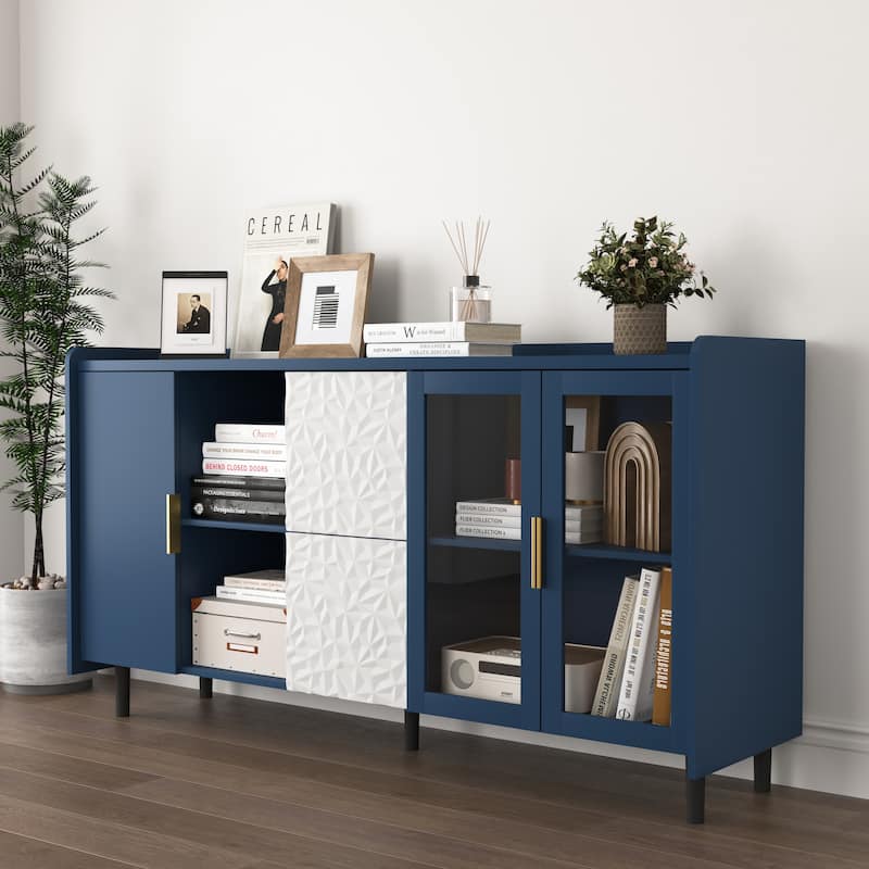 Kitchen Pantry Coffee Bar Storage Cabinet