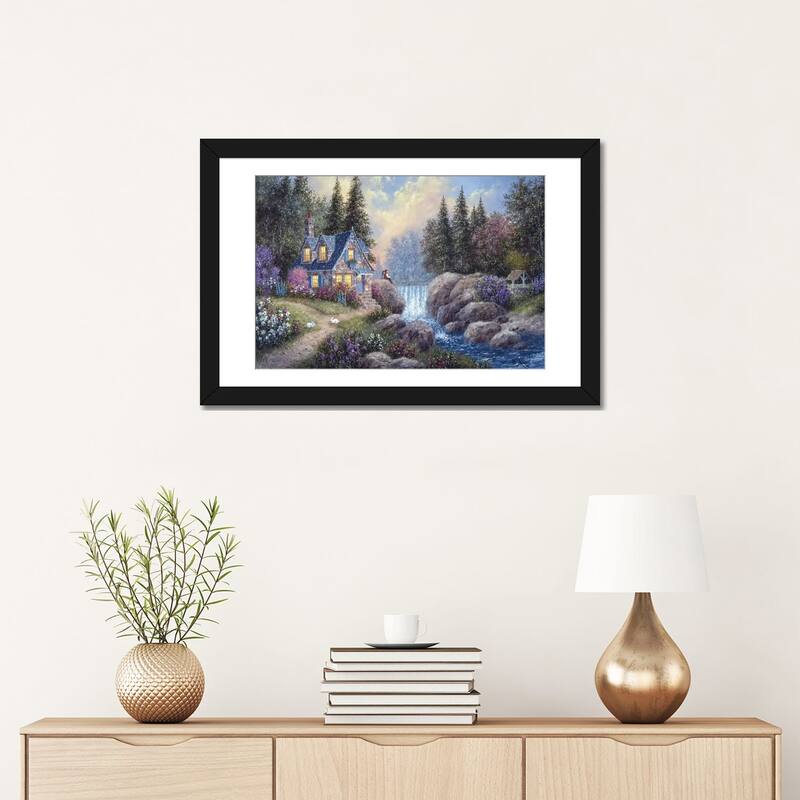iCanvas "Watching the Falls" by Dennis Lewan
