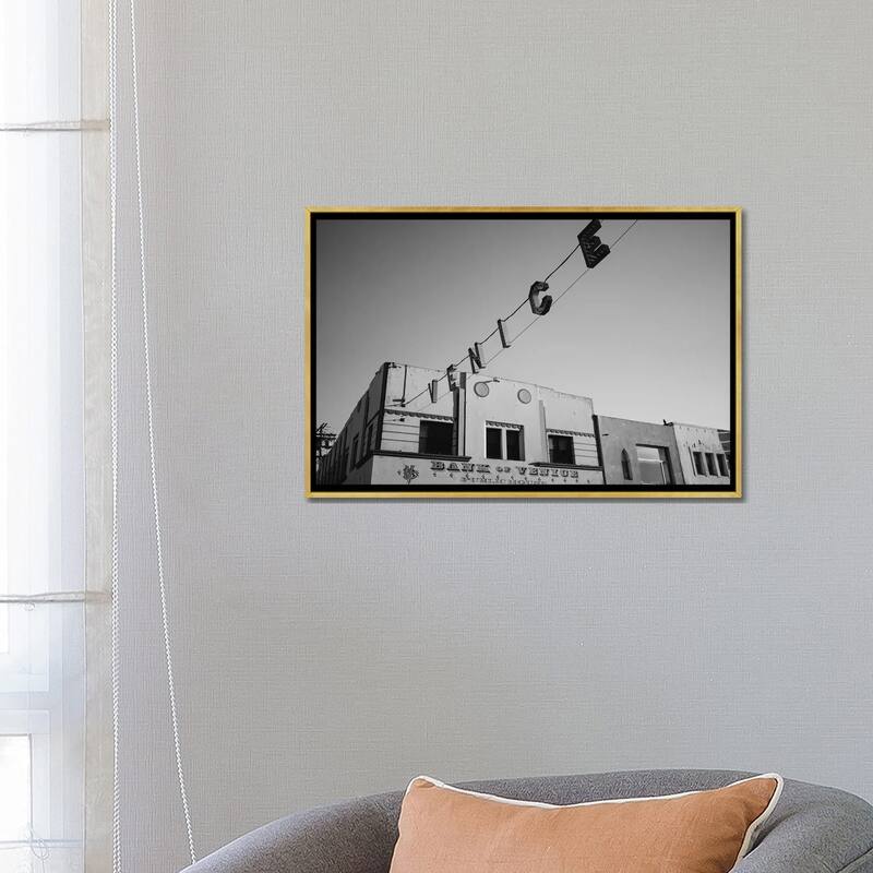 iCanvas "Venice Beach California IV" by Bethany Young Framed Canvas Print