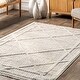 preview thumbnail 8 of 7, Nuloom Dazi Moroccan Diamond High/Low Tasseled Area Rug