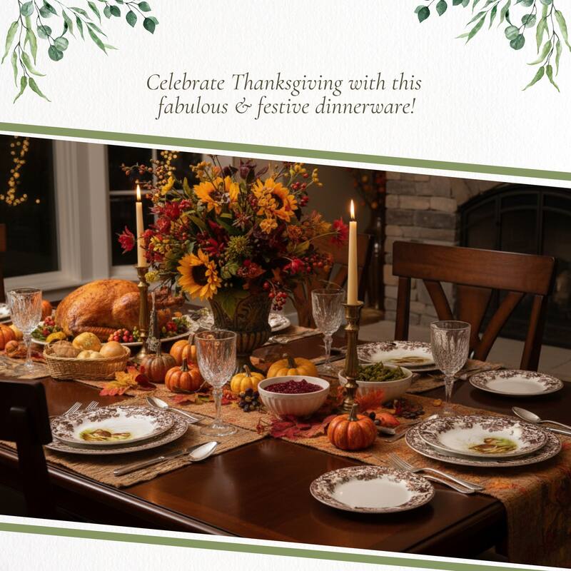 Spode Woodland Dinner Plate Birds Motif - 10.5