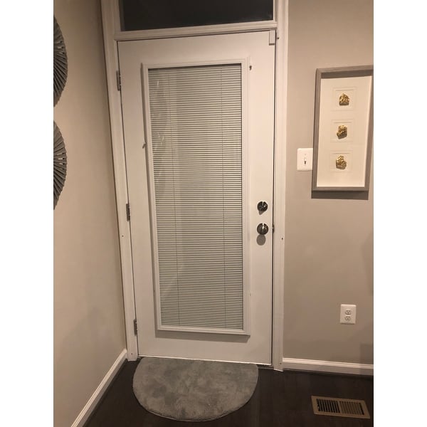 Top Product Reviews for Add On Blinds by ODL for Raised Frame Door Glass  24" x 66" - White - 4757210 - Overstock