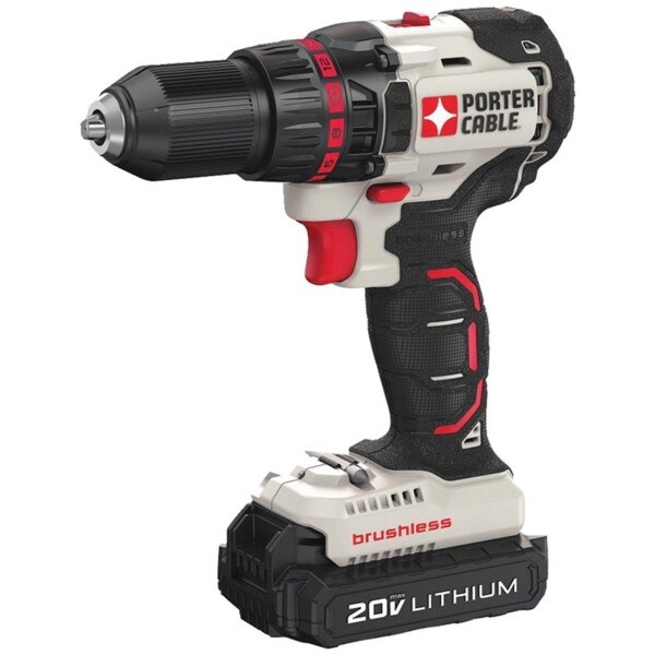 PORTER-CABLE(R) PCC608LB 20-Volt MAX* Compact Cordless & Brushless Drill