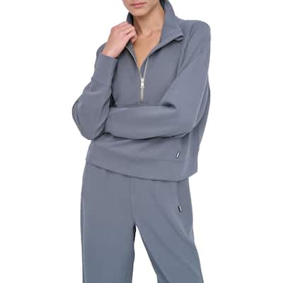 DKNY Sport Highline Rib Half-Zip Pullover