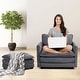 preview thumbnail 150 of 150, Corduroy Sectional Sofa with Removable Ottomans & Ultra-soft Cushions for Living Room & Bedroom
