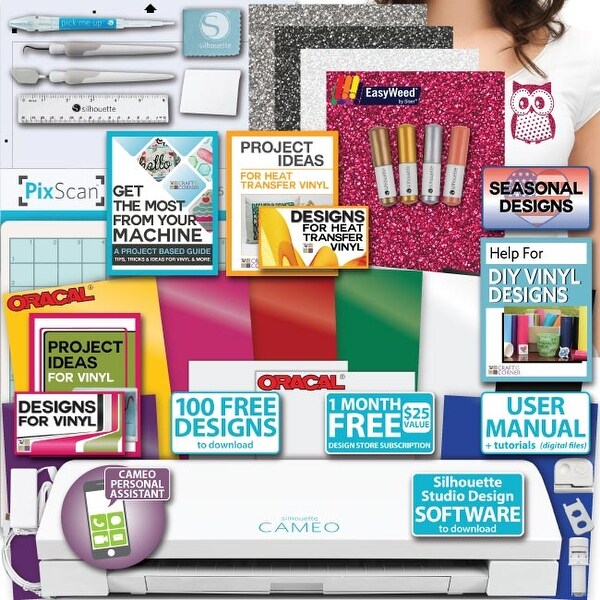 Bastel Kunstlerbedarf Silhouette Cameo 3 Oracal Vinyl Sheets Tools Pens Tutorials Siser Glitter Htv Scrapbooking Papierbasteln