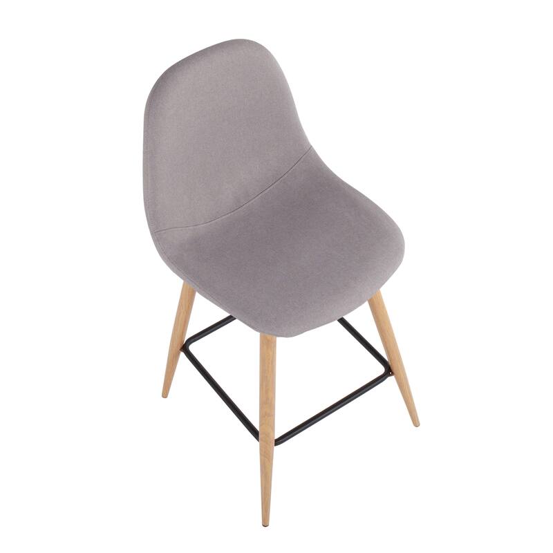 Carson Carrington Stone Natural Counter Stool - Set of 2