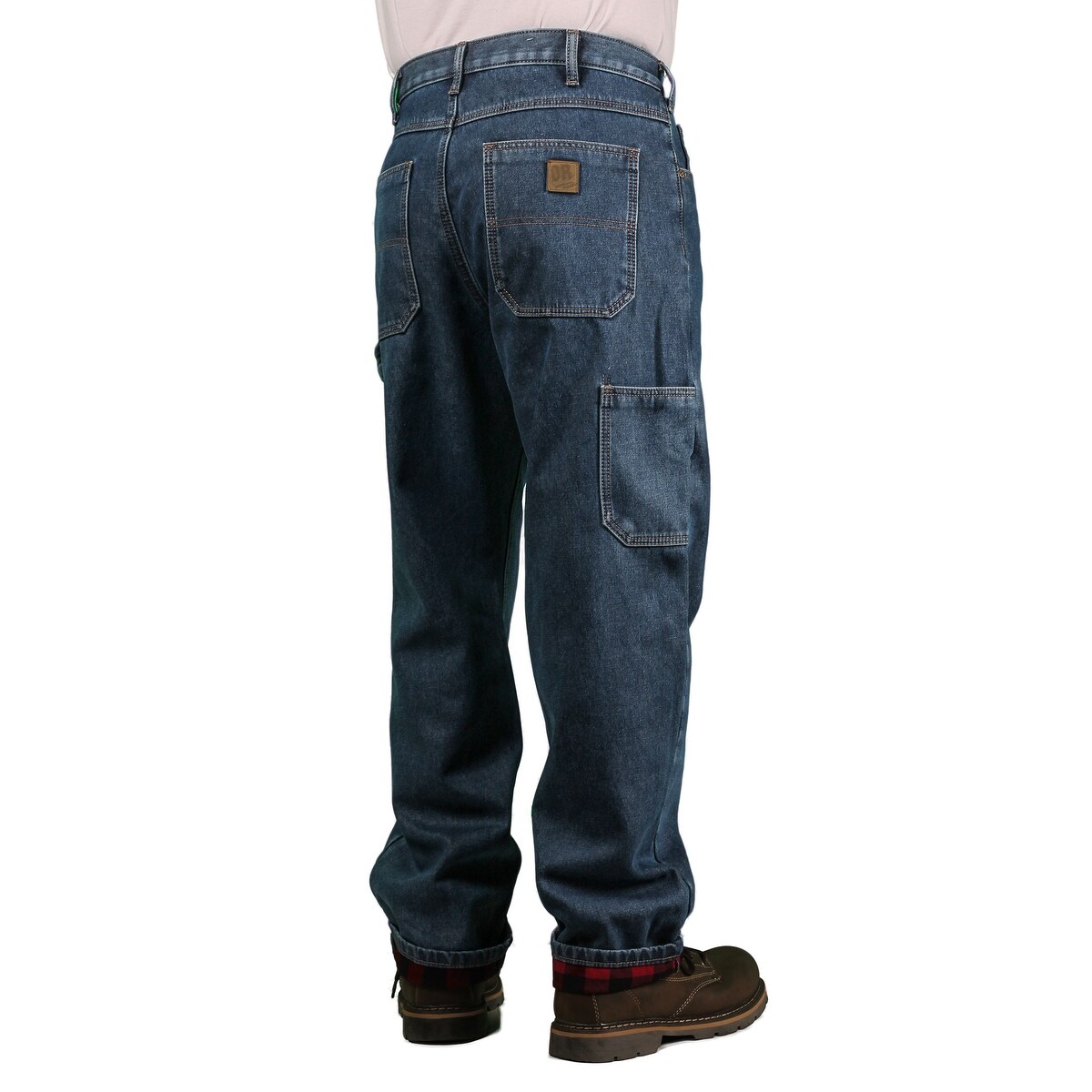 men's flannel lined carpenter jeans