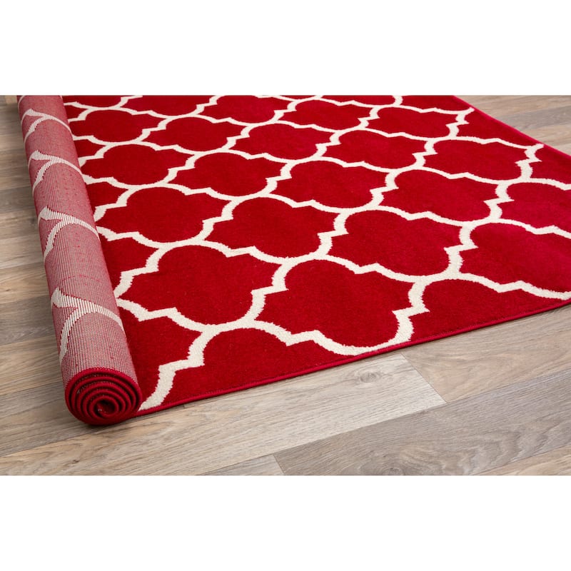 World Rug Gallery Modern Moroccan Trellis Area Rug