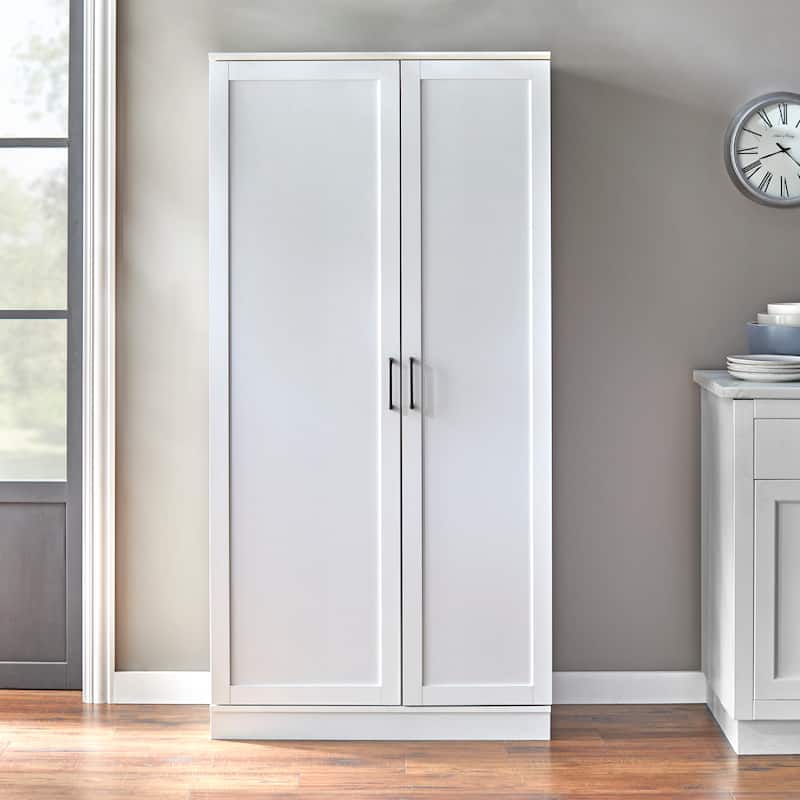 Simple Living Lawrence Tall Pantry Cabinet - White