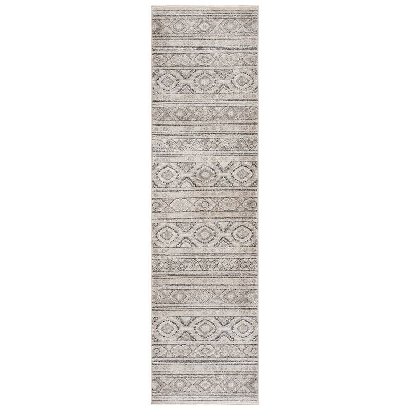 SAFAVIEH Grove Vibe Boho Tribal Rug - 2'2" x 8' Runner - Ivory/Light Beige