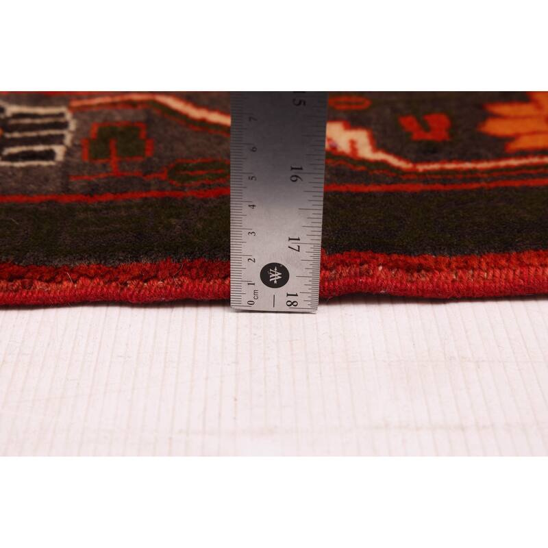 ECARPETGALLERY Hand-knotted Konya Anatolian Red Wool Rug - 3'7 x 12'8