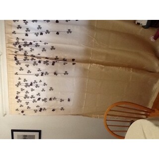 Shop Lush Decor Ivory Purple Faux Silk 84 Inch Flower