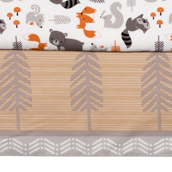 orange crib bedding sets