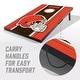 preview thumbnail 3 of 5, Cleveland Browns NFL Compact 2x3 Tailgate Cornhole Board Set
