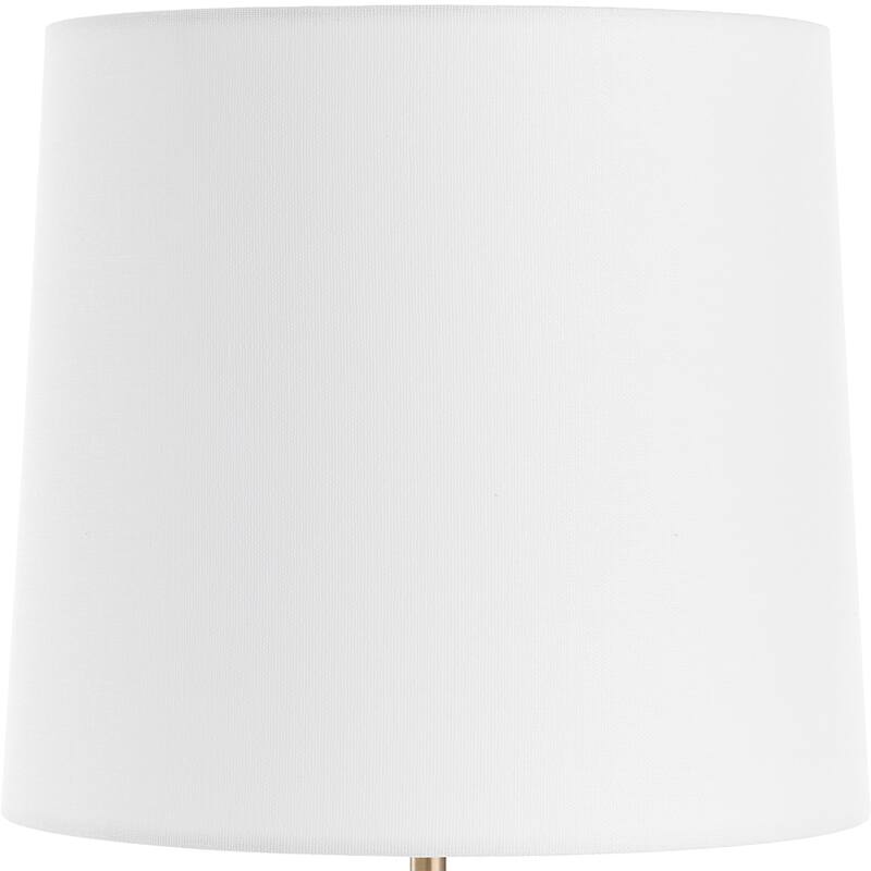 Buffet Lamp with Seeded Glass Base - 34.25" - Brass Finish