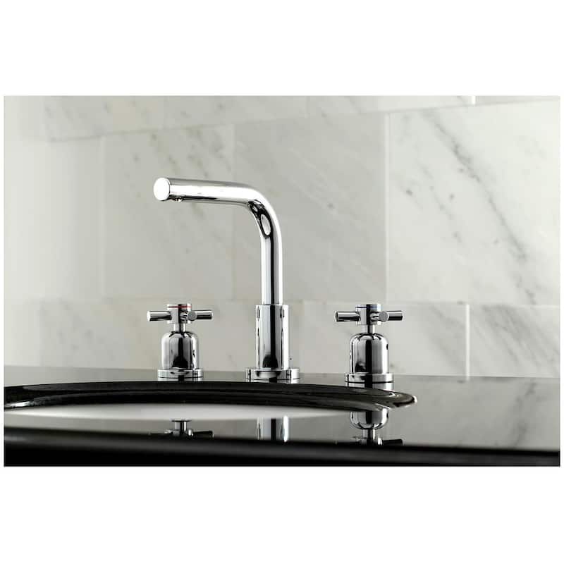 Kingston Brass Concord 1.2 GPM Widespread Bathroom Faucet with Pop-Up