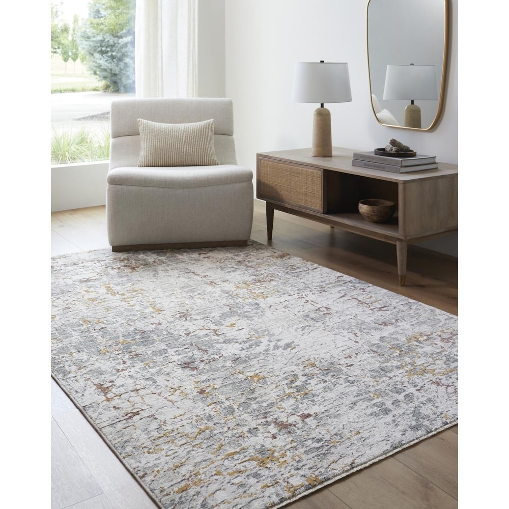 Livabliss Industrial Dresden Floral & Botanical Area Rug