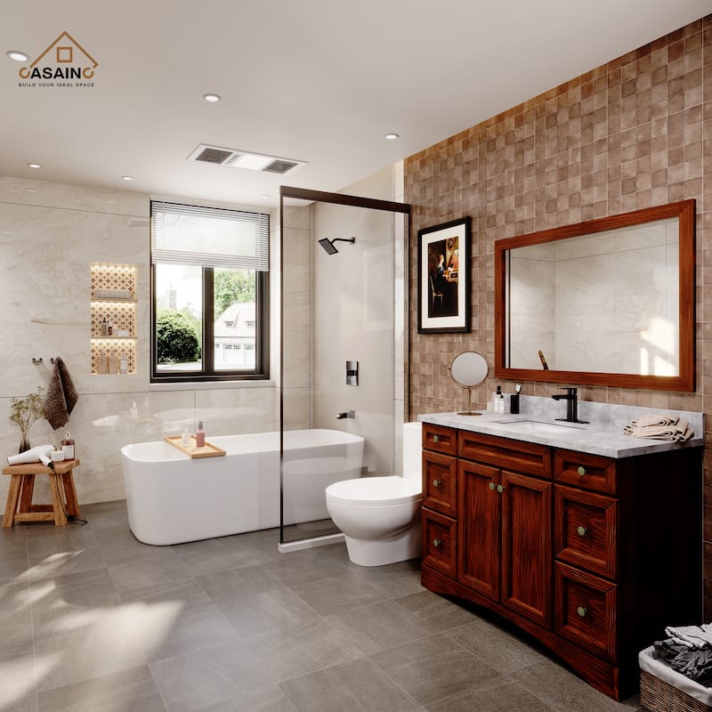 Single Handle Single Hole Vanity Sink Bathroom Faucet