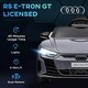 preview thumbnail 23 of 39, Licensed 12V Audi RS E-tron GT Ride-On Car with Remote Control - Electric Car for Kids with Music, Lights, and Safety Features