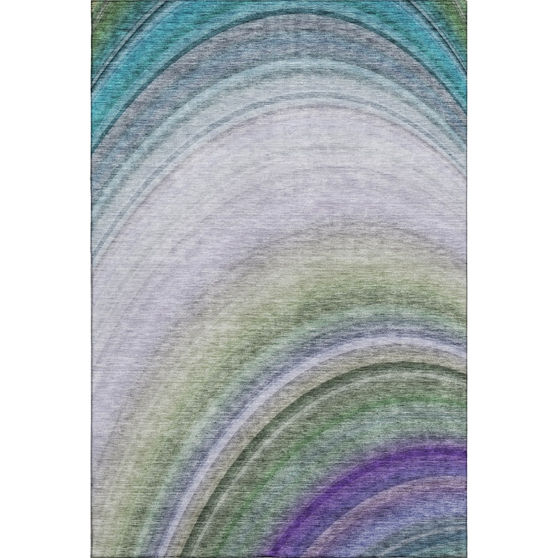 Premium Washable Super Soft Contemporary Arches Mayfield Rug