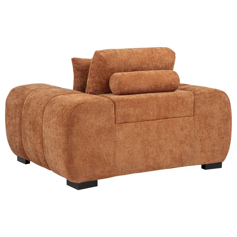 Octavia Upholstered Track Arm Accent Chair - 54.75" x 41.75" x 35.5"