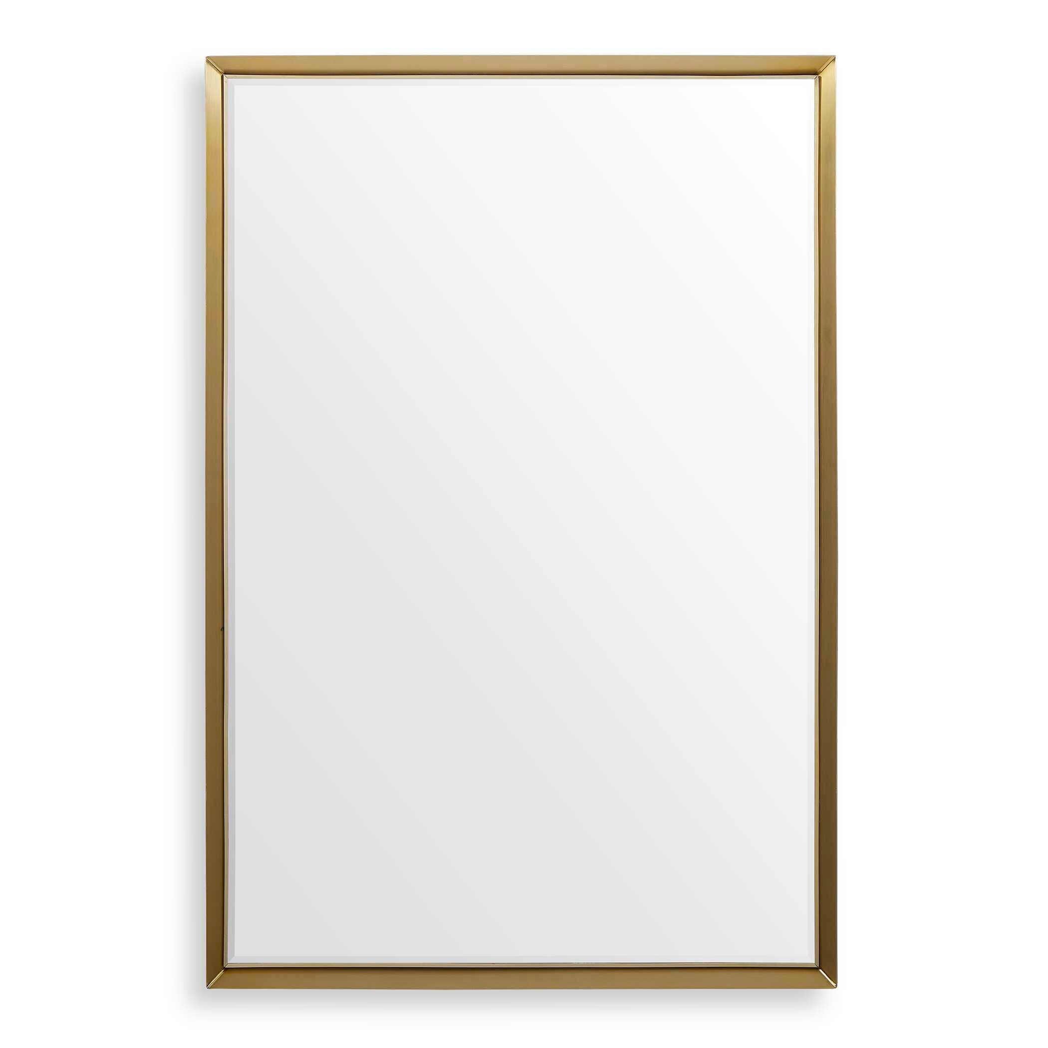 Uttermost Heisler Brass Mirror