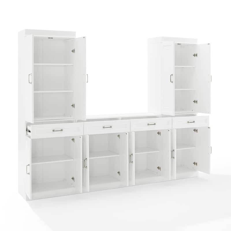 Crosley Stanton 3Pc Sideboard And Pantry Set - 14.5"x95"x78"