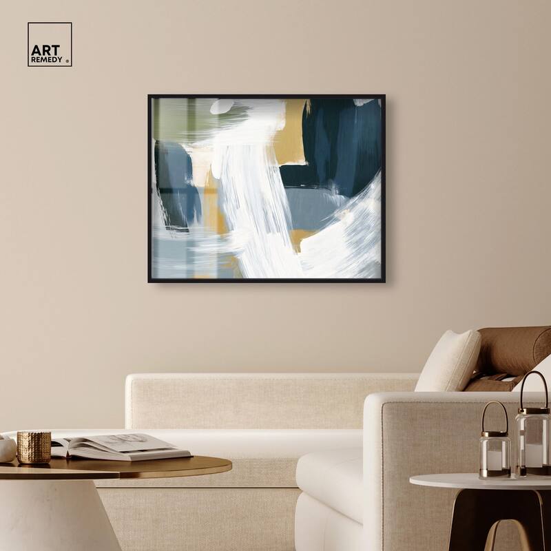 Moss Layers III Shadowbox by Art Remedy