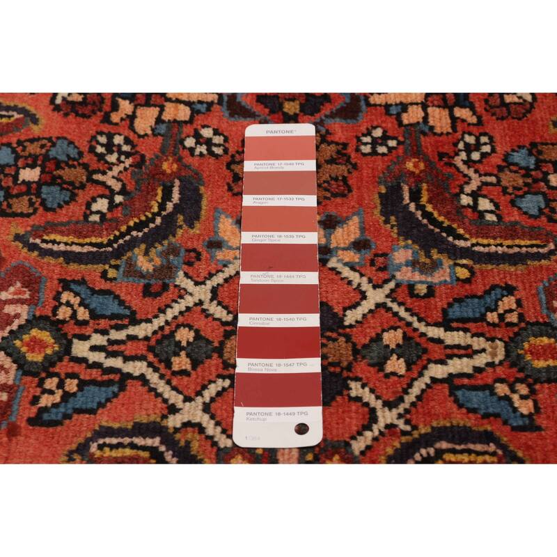 ECARPETGALLERY Hand-knotted Andelz Copper Wool Rug - 3'10 x 10'1