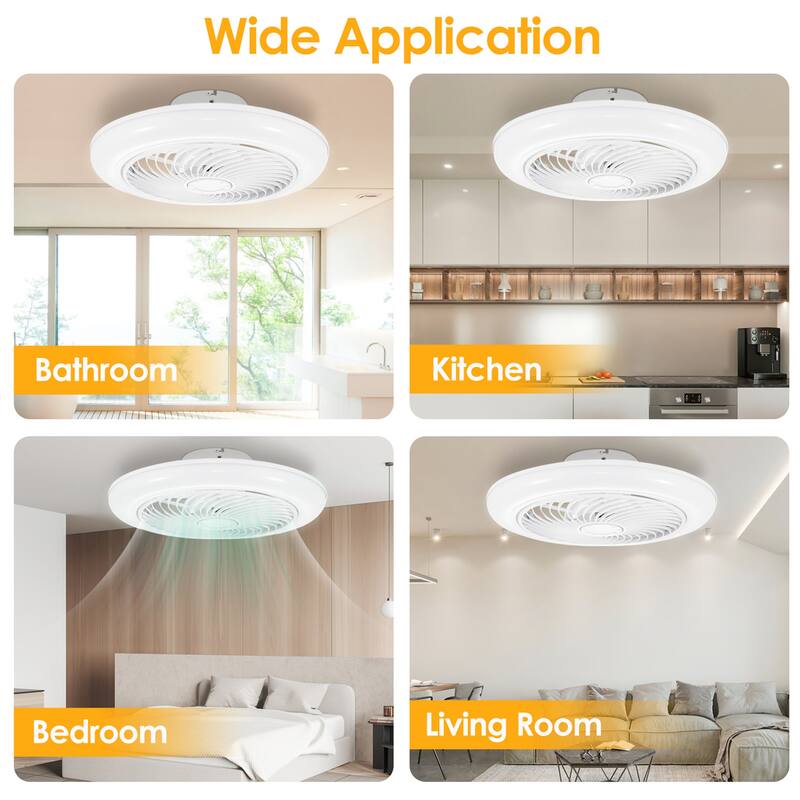 LED Ceiling Fan with Light