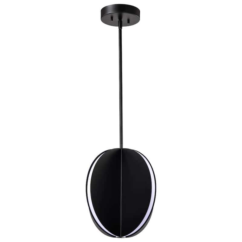 Blaine 13 Inch LED Pendant Matte Black Acrylic Lens - Matte Black