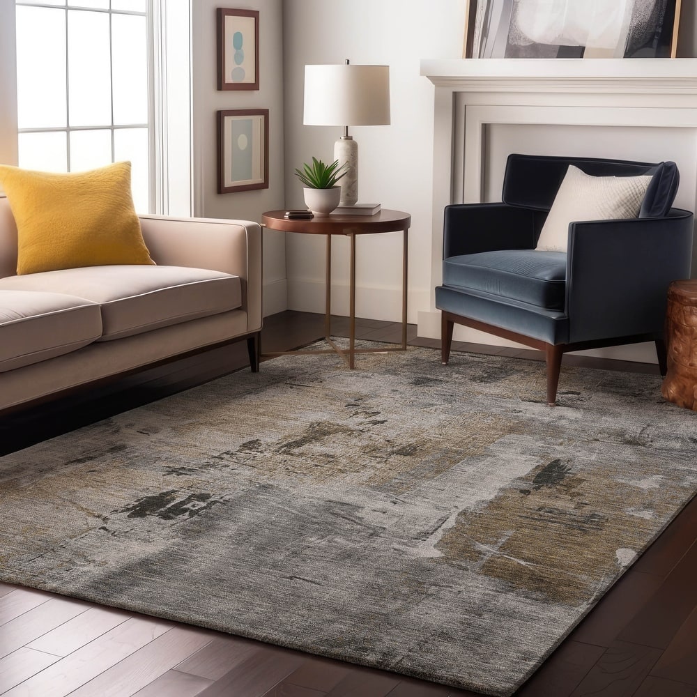 Premium Washable Super Soft Abstrct Flair Mayfield Rug