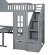 preview thumbnail 21 of 156, Modern Style Wooden Bunk Bed with Changeable Table, Upper Bed and Down Desk