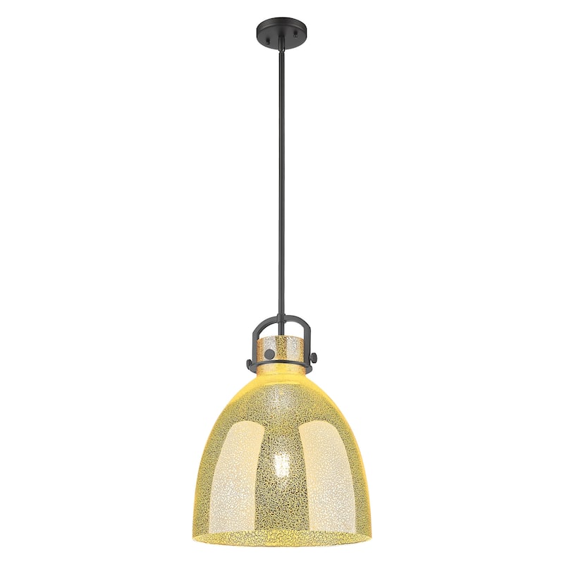 Innovations Lighting 410-1SL-G412-14ME Newton Bell 14" Wide Pendant