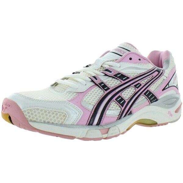 asics pink volleyball shoes