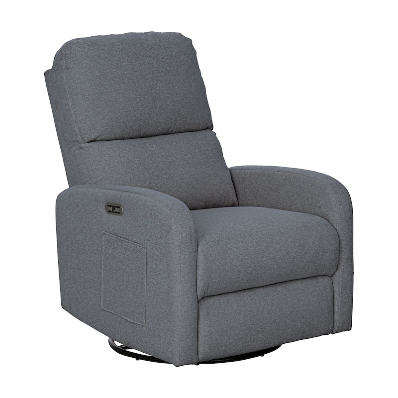 INK+IVY Dakota Power Recliner 3-in-1 with Swivel, Glider, USB Ports