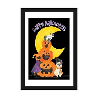 iCanvas quot Fright Night Friends Happy Halloween III quot by Tara Reed Bed