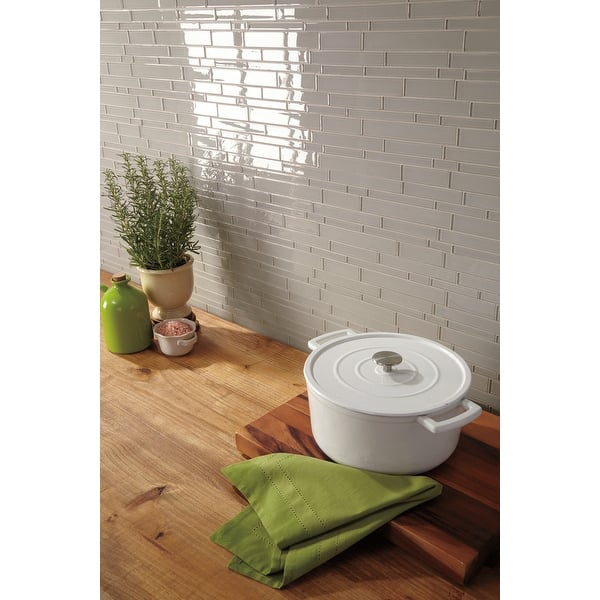Shop Daltile Am36l Amity 3 X 6 Subway Wall Tile Smooth Glass